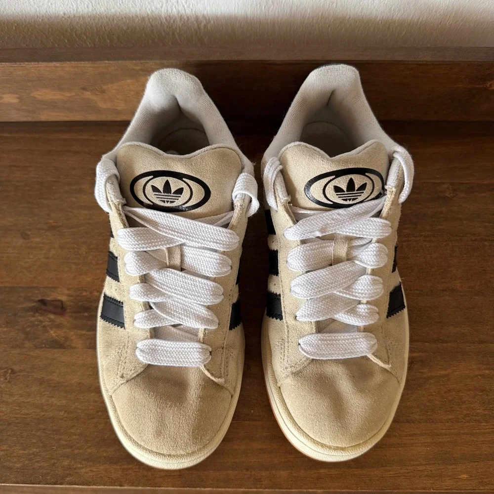 Adidas Sneakers Campus 00s Mens 6.5 Womens 7.5 Sand Core Black Gum Suede GY0042